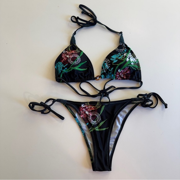 Body Glove Floral Embroidered Bikini Set - Picture 1 of 5